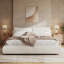 Lit plateforme tapissier avec deux coussins amovibles Boucle-1815208193-1818135619
