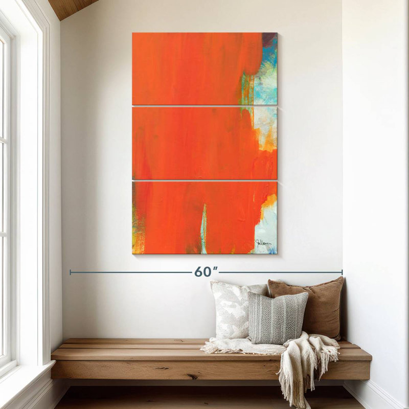 Avery Orange Tide, 50" H x 32" W