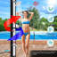 220Cm H Plastic Solar Powered Portable Free Standing Outdoor Shower-112511378-112511379