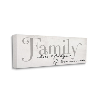 «Family Life Begins & Love Never Ends»