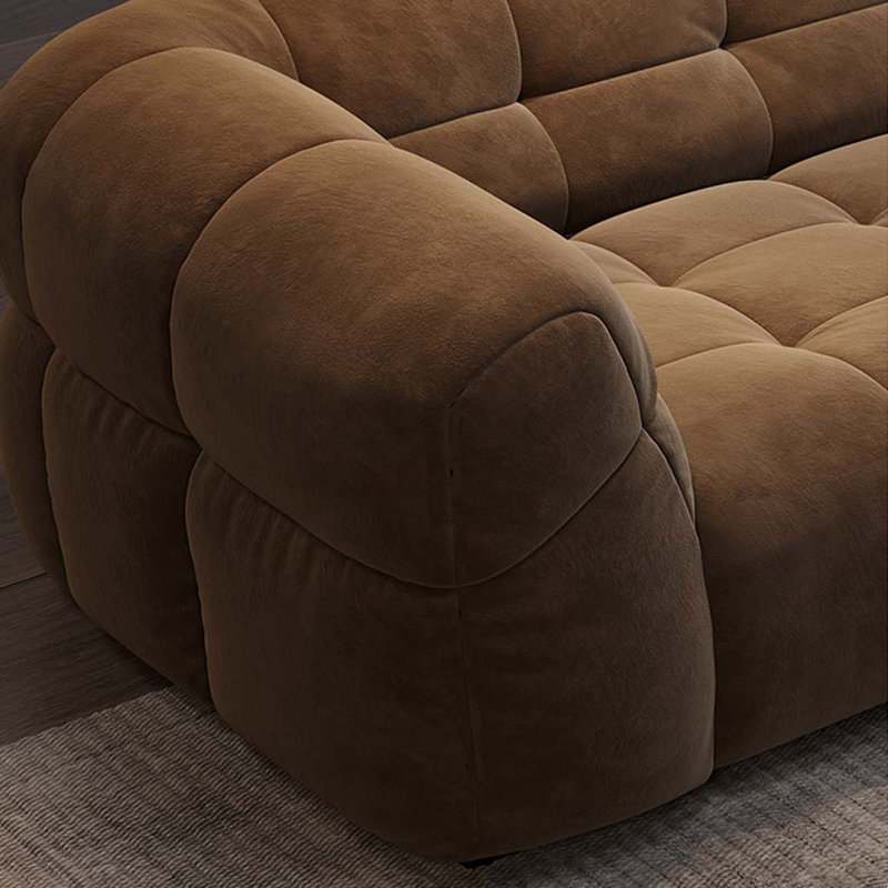 Canapé modulaire moderne en tissu capitonné