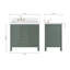 Ensemble de meuble-lavabo simple 37 po Grevera-2069438473-2072833699
