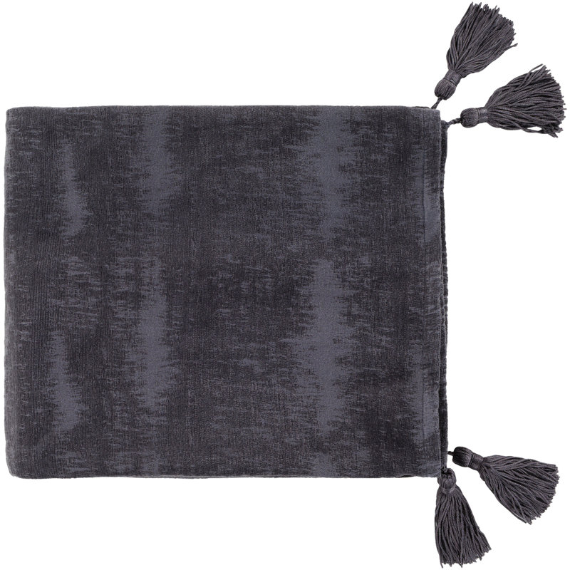Copacetic Hand Woven Throw Blanket, Black