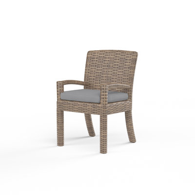 Fauteuil de salle à manger d'extérieur Havana avec coussin Sunbrella