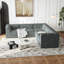 Canapé modulaire en L modulaire, ensemble de canapé de plancher de luxe, canapé confortable-748563551