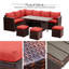 7 - Person Patio Dining Set with Rectangular Table , Cushions Included-12401716