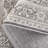 Brysin Oriental Machine Woven Power Loom Polypropylene Area Rug in Ivory/Gray-1814913771