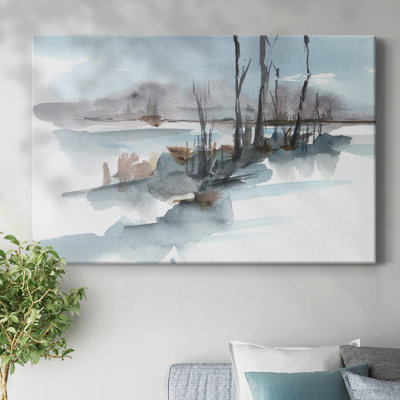 «Winter Stream», aquarelle I-Gallery