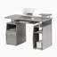 Bureau d'ordinateur avec rangement Techni Mobile