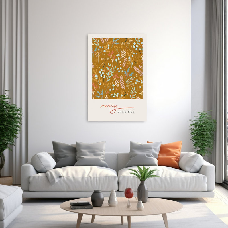 Merry Christmas, 60" H x 40" W
