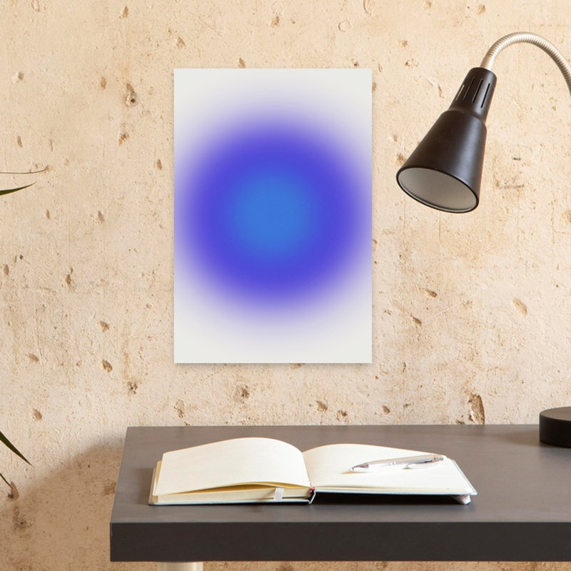 Violet Aura Burst, H 18 po x l 12 po