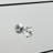 Elegant Luxury Mirrored 3 Drawer Nightstand Statement Piece