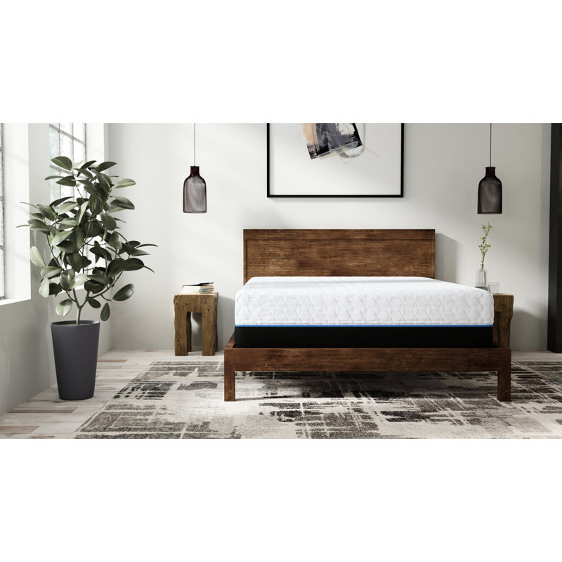 Grand matelas en cuivre - réduit le transfert de mouvement de 14 po et améliore l'efficacité du sommeil, Queen