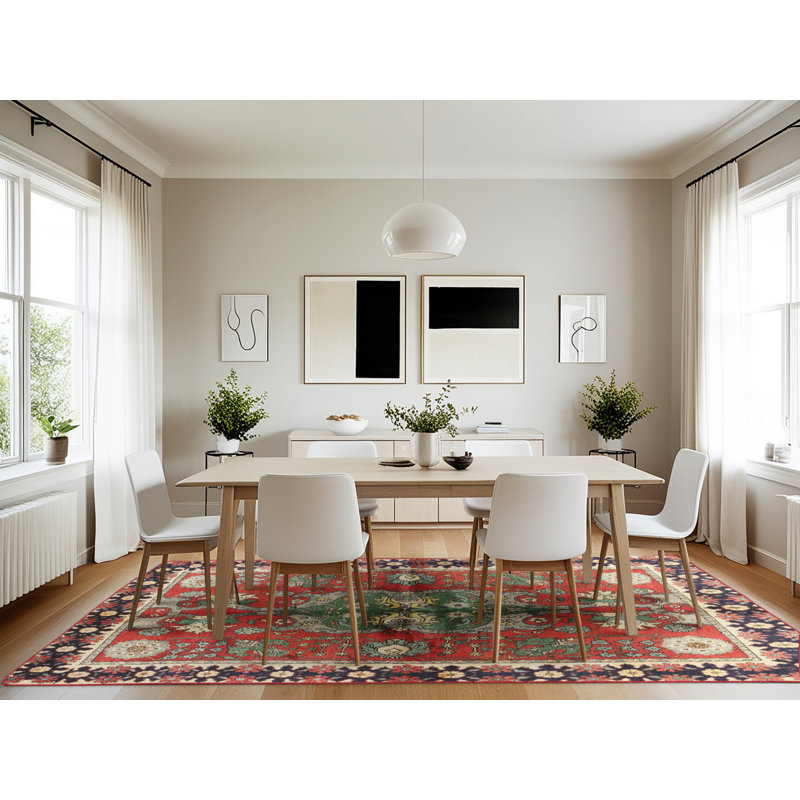 Oriental Indoor Rug, Rectangle 7' x 10'