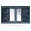 Armoire de salle de bain à miroir avec rangement, tablette réglable et tablettes ouvertes, armoire à pharmacie murale pour salle de bain, chambre à coucher, meuble-lavabo-742401413