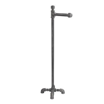 Freestanding Industrial Pipe Toilet Paper Holder