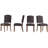 Isabellia 4 - Person Four Leg Dining Set-646456406