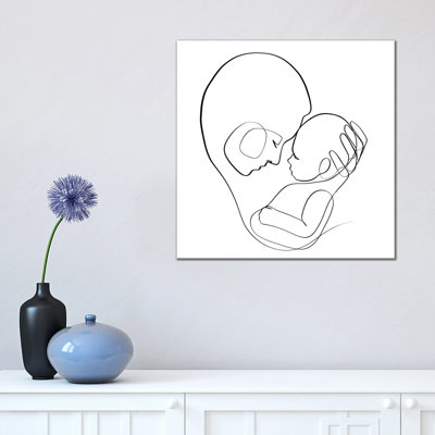 Mom And Child by Dane Khy - Wrapped Canvas Gallery-Wrapped Canvas Giclée