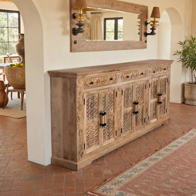 Fazila 102'' Solid Wood Sideboard
