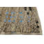 Tapis oriental brun de style marocain moderne fait à la main 9 x 12