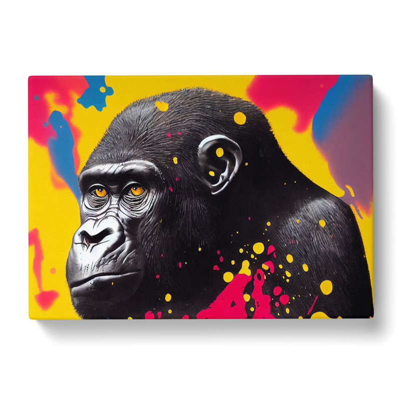 Gorilla Splash Vol.2 Abstract - Wrapped Canvas, 50cm H x 76cm W x 3cm D