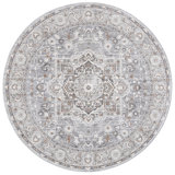 Oriental Area Rug in Grey / Blue