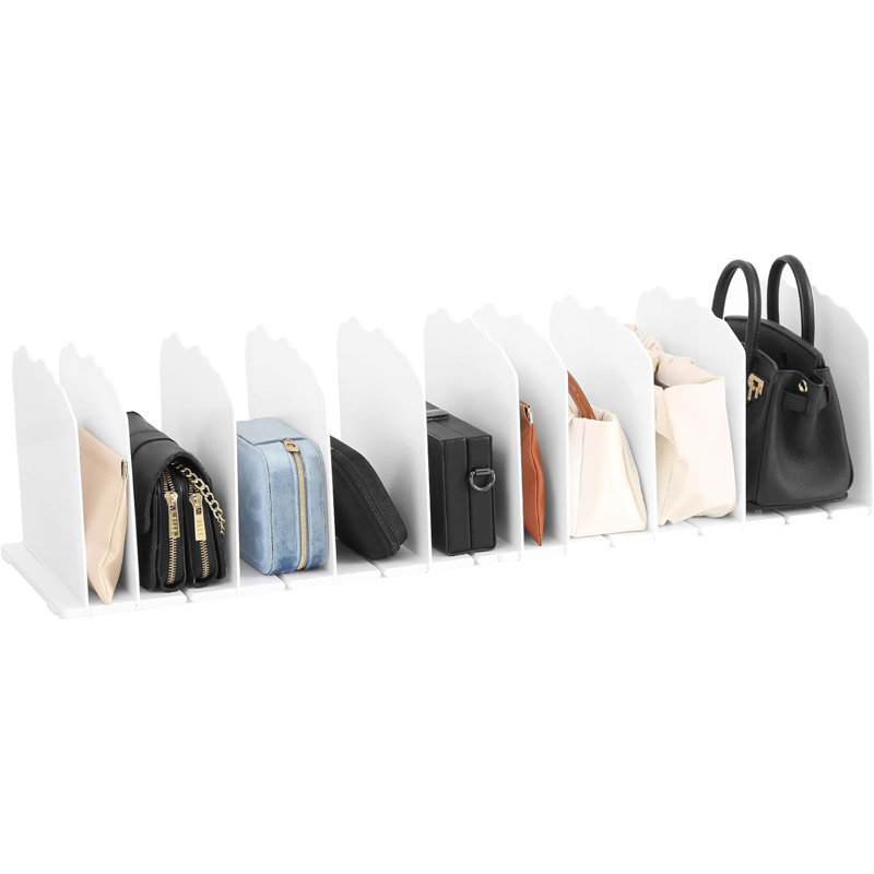 Plastic Closet System Shelf, White