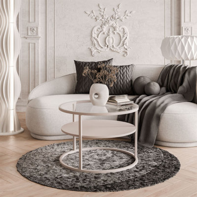 Frame Coffee Table with Storage