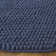 Amira Solid Colour Handwoven Wool/Cotton Area Rug in Navy Blue