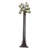 63" High Stained Glass Pond Lily 12 Light Floor Lamp-53278631