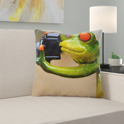 Microsuede Throw Pillow