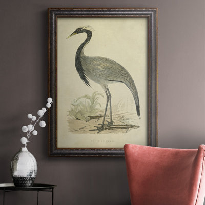 Toile avec cadre de qualité supérieure Morris Crane II - prête à être accrochée