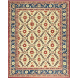 Hand-Knotted High-Quality Gold and Blue Area Rug