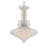 Contemporary 16-Light Chrome Crystal Chandelier 