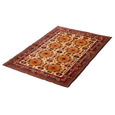 Teimani Beige Rug 4'0" x 5'4"