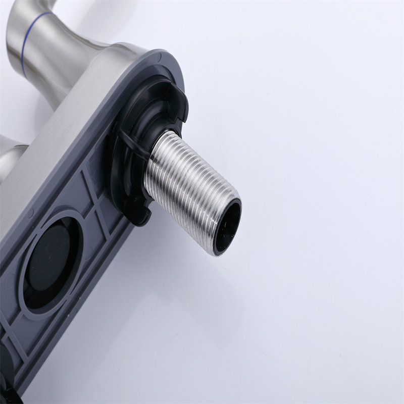 Widespread 2-handle Bathroom Faucet with Drain Assembly, Brushed Nickel