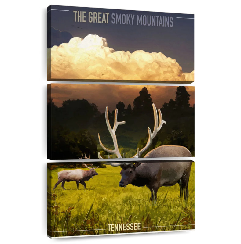 Brampt Smokey Mountains, Tennessee, H 32 po x l 20 po