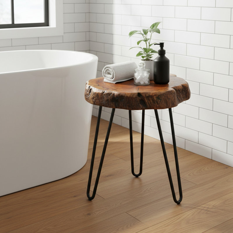 Jayce Solid Wood Top End Table