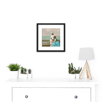 Dismois Tout Women Beach Sea by Vittorio Matteo Corcos - Single Picture Frame Painting