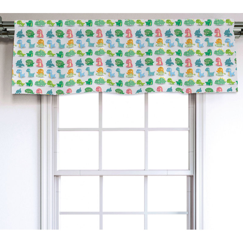 Sateen Ruffled Window Valance