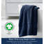Drap de bain en coton organique certifié Penright GOTS & OEKO-TEX - 650 g / m², à longues fibres, moelleux, à séchage rapide et absorbant, 36 po x 70 po-102361071