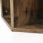 Table de bout 47,24 po Hexagonal Table d'appoint Table de chevet en bois antique 2 pièces-2032967482
