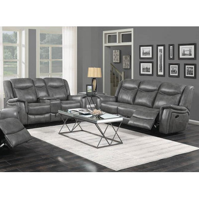 Erico 2 - Piece Faux Leather Living Room Set