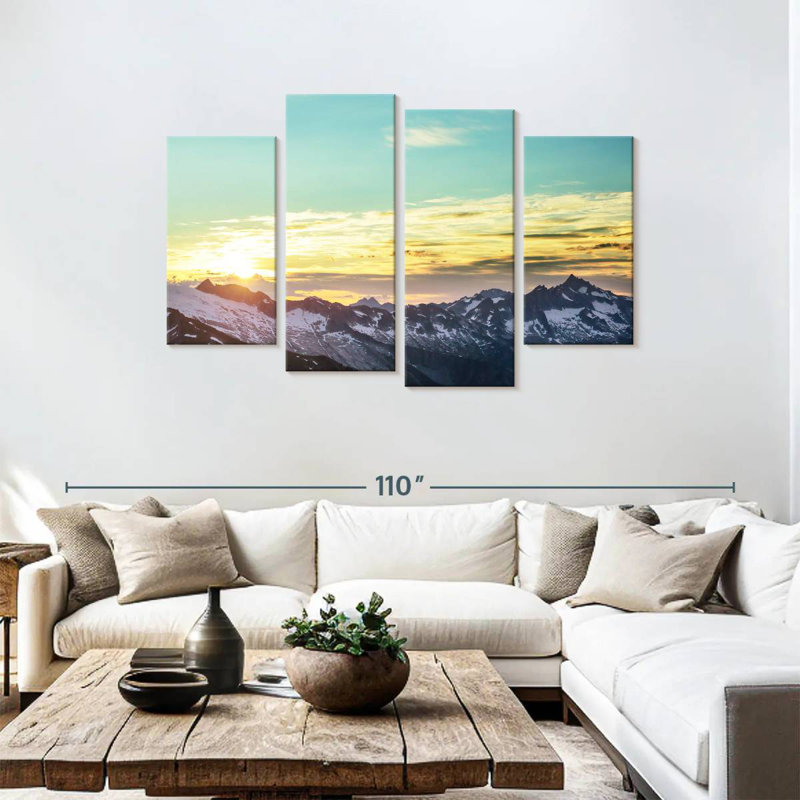 Alvord North Cascade Mountain Range, 48" H x 75" W