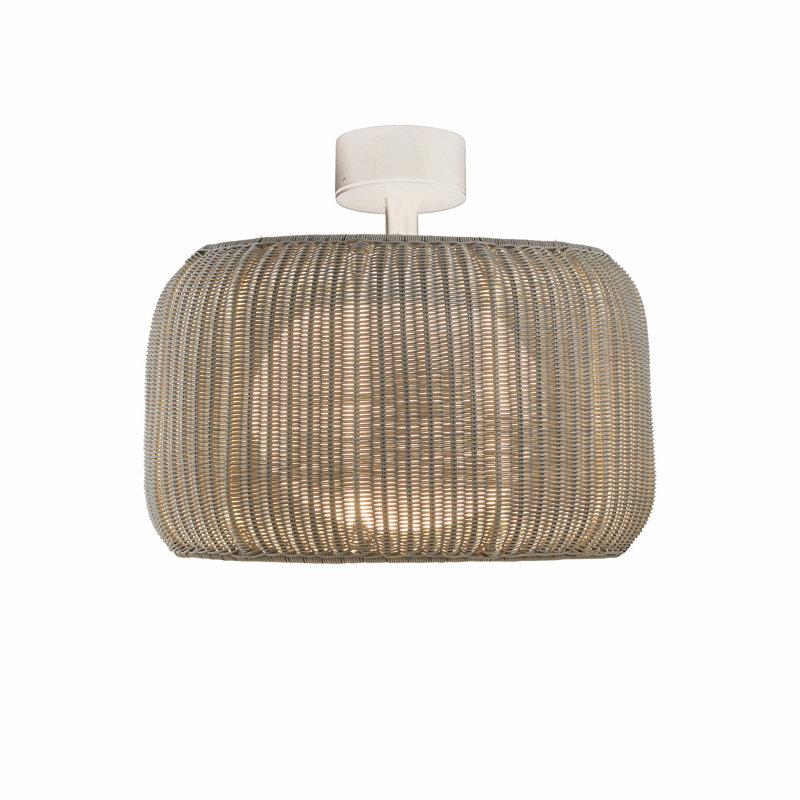 Fora 1 - Light Flush Mount, Natural White, Light Beige