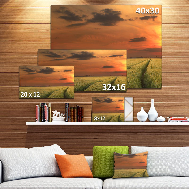 Photographie sur toile tendue, H 16 po x l 32 po x P 1 po