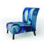 Fauteuil de chambre rembourré Abstract