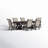 Dows Extendable Double Pedestal Dining Set