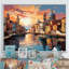 City Venice Architectural Popart II, reproduction d'art sur toile-755272147-755272146