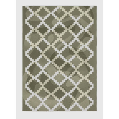 Tapis en polyester tissé à la machine à l'huile d'olive